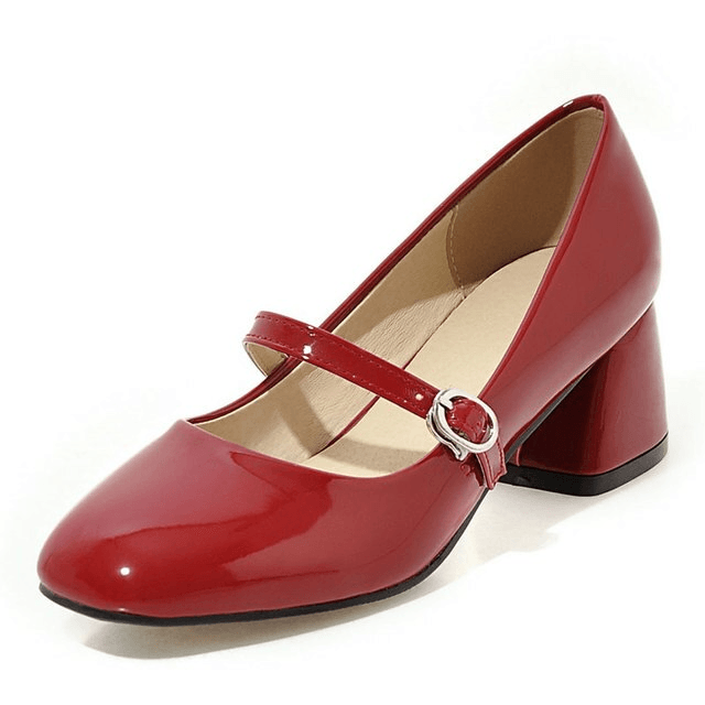 USS Shoes Abby Women's Mid Heel With Buckle Shoes