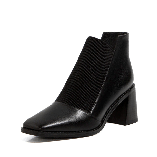 Abdul Women's Leather High Heel Booties
