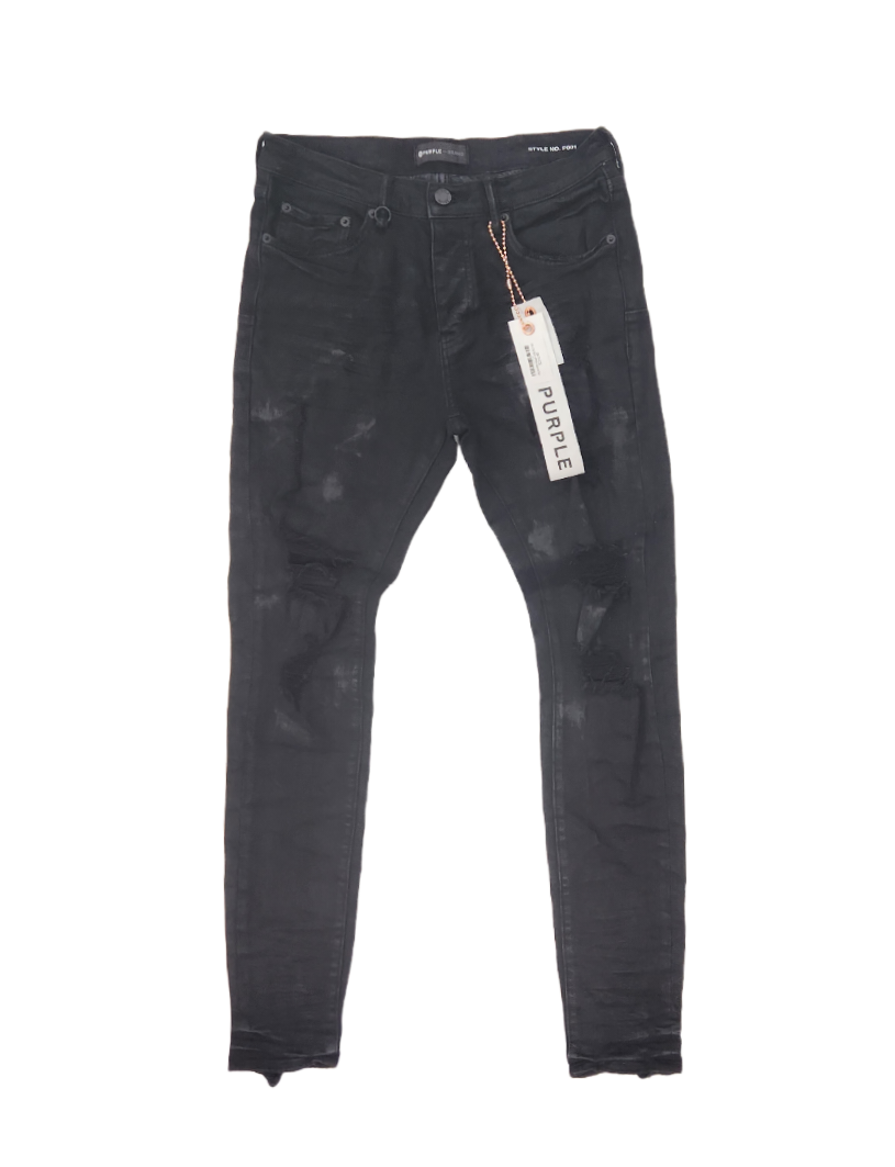 PURPLE Jeans Slim Fit Distressed Washed