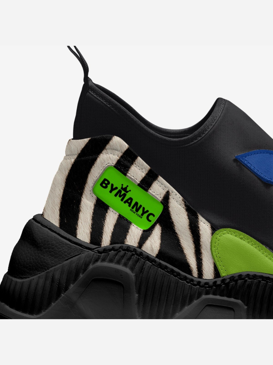 BYMANYC ® NYC NoHo Essence: Avant-Garde Vegan Sneakers with Artistic Soul