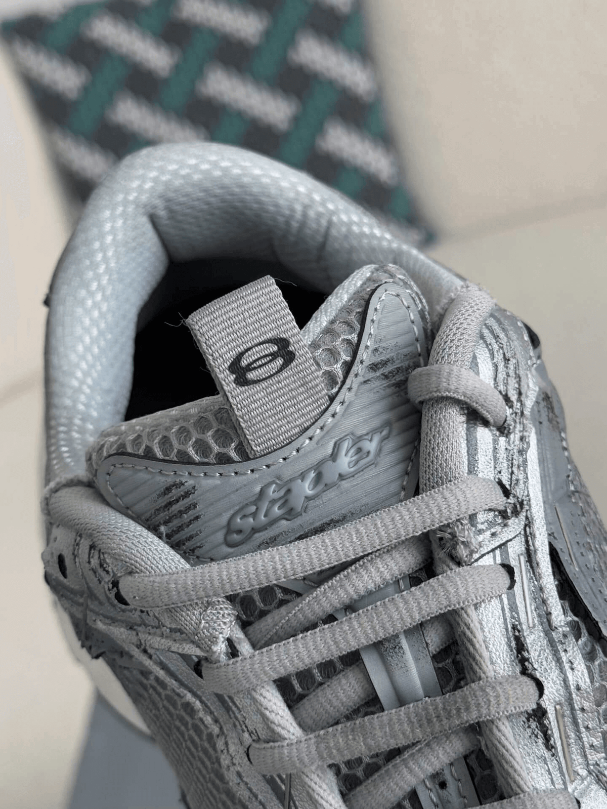 Balenciaga 10XL Sneaker – Grey, Black & White Distressed CUSTOM