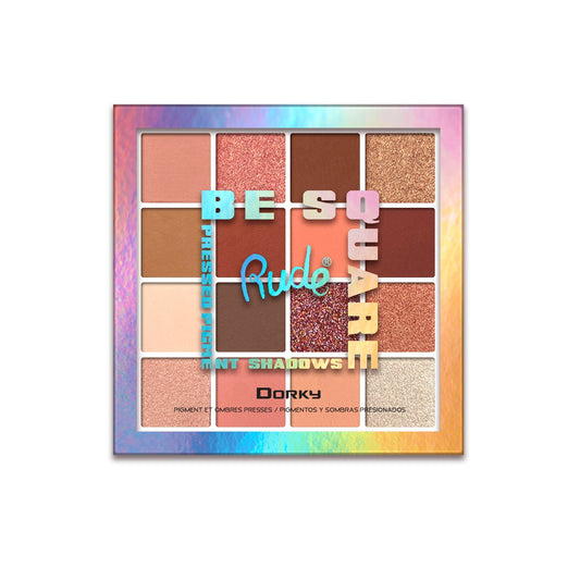 RUDE Be Square Pressed Pigments & Shadows - Dorky -  Dorky
