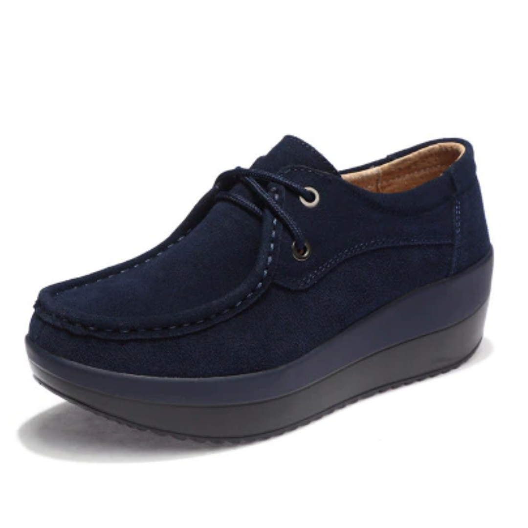 USS Shoes Beth M8 Women's Suede Platform Shoes - Luxuryurbanwear