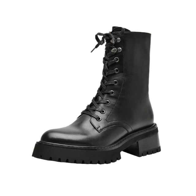 USS Shoes Beyota Women's Boots With Zipper And Laces - Luxuryurbanwear