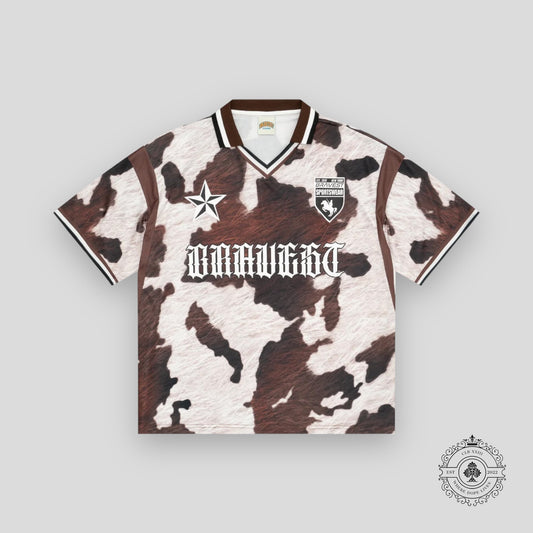 Bravest Studios Cow Print Jersey