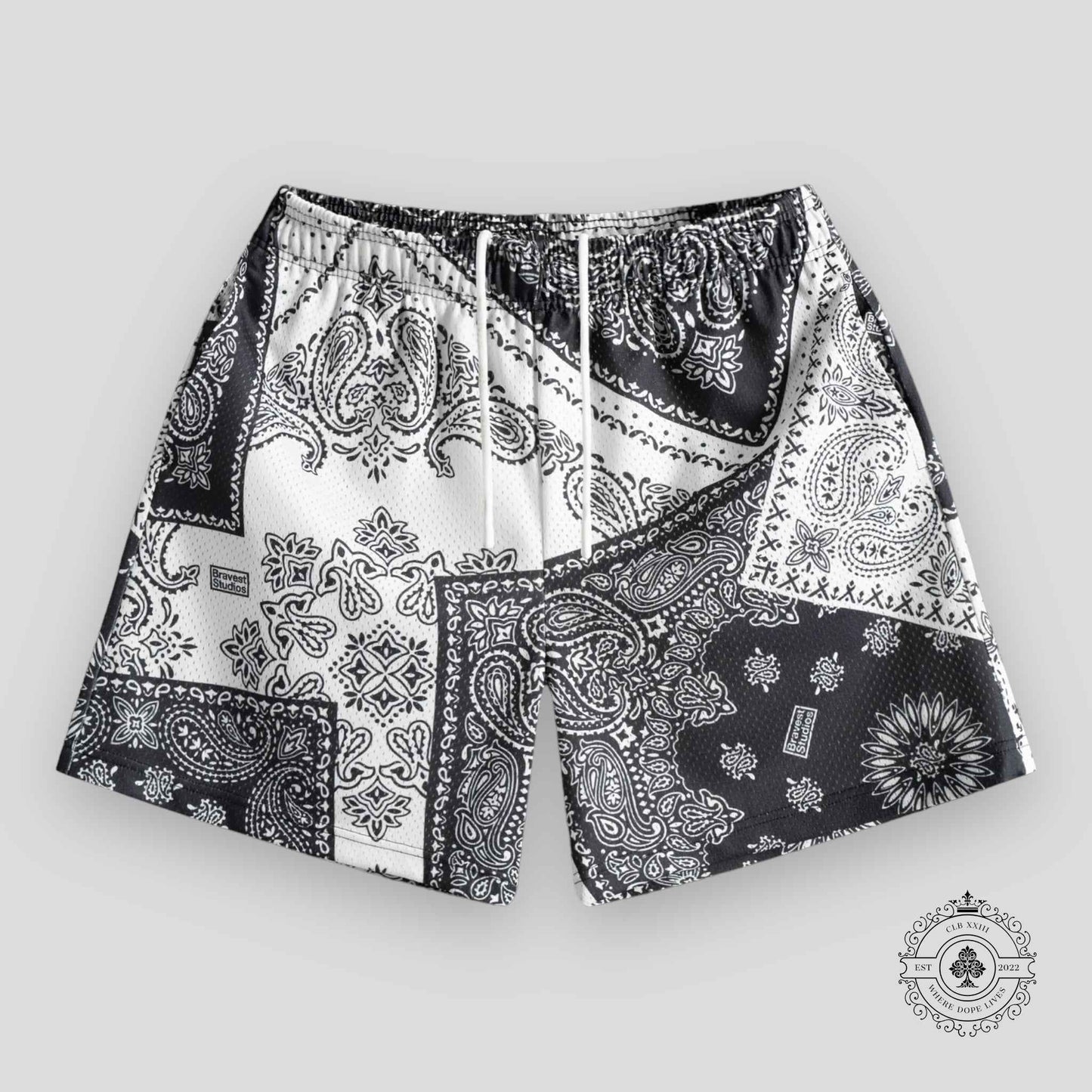 Bravest Studios Panda Porcelain Shorts