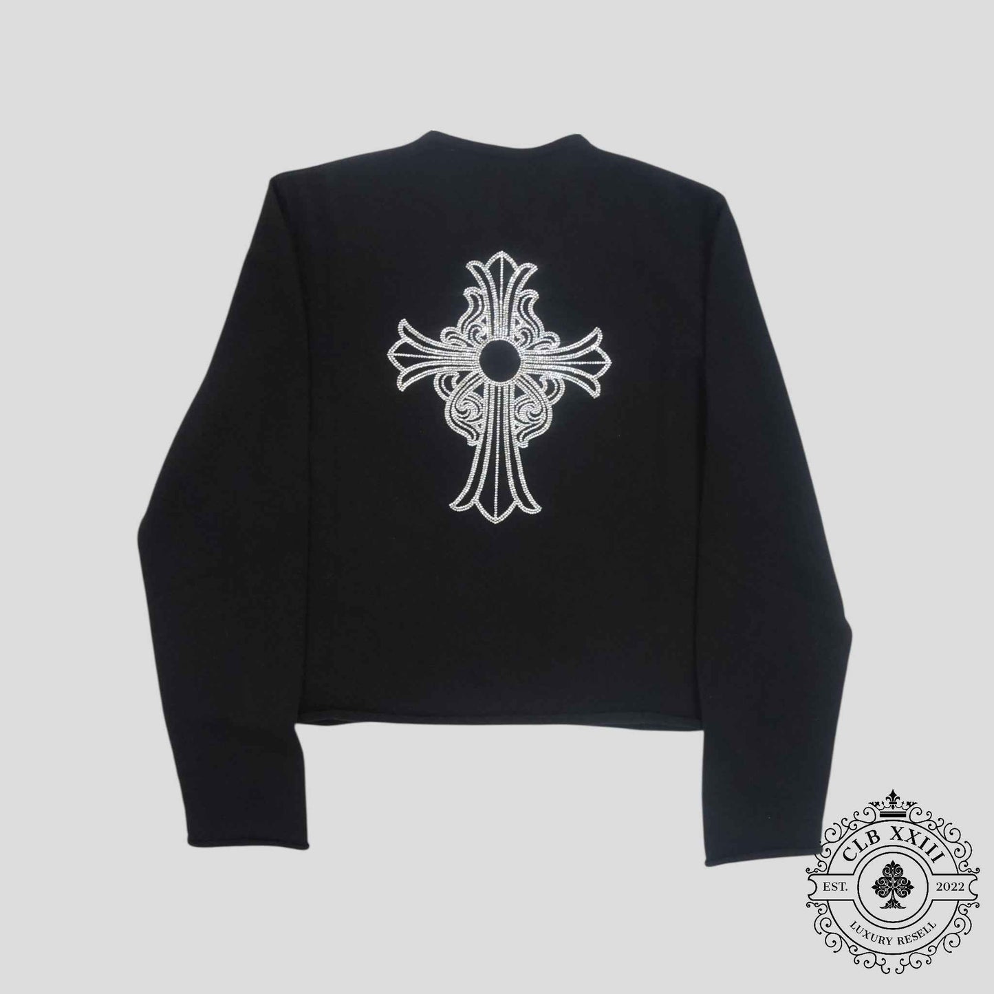 Chrome Hearts Women's Cashmere Crystal Embellished Sweater