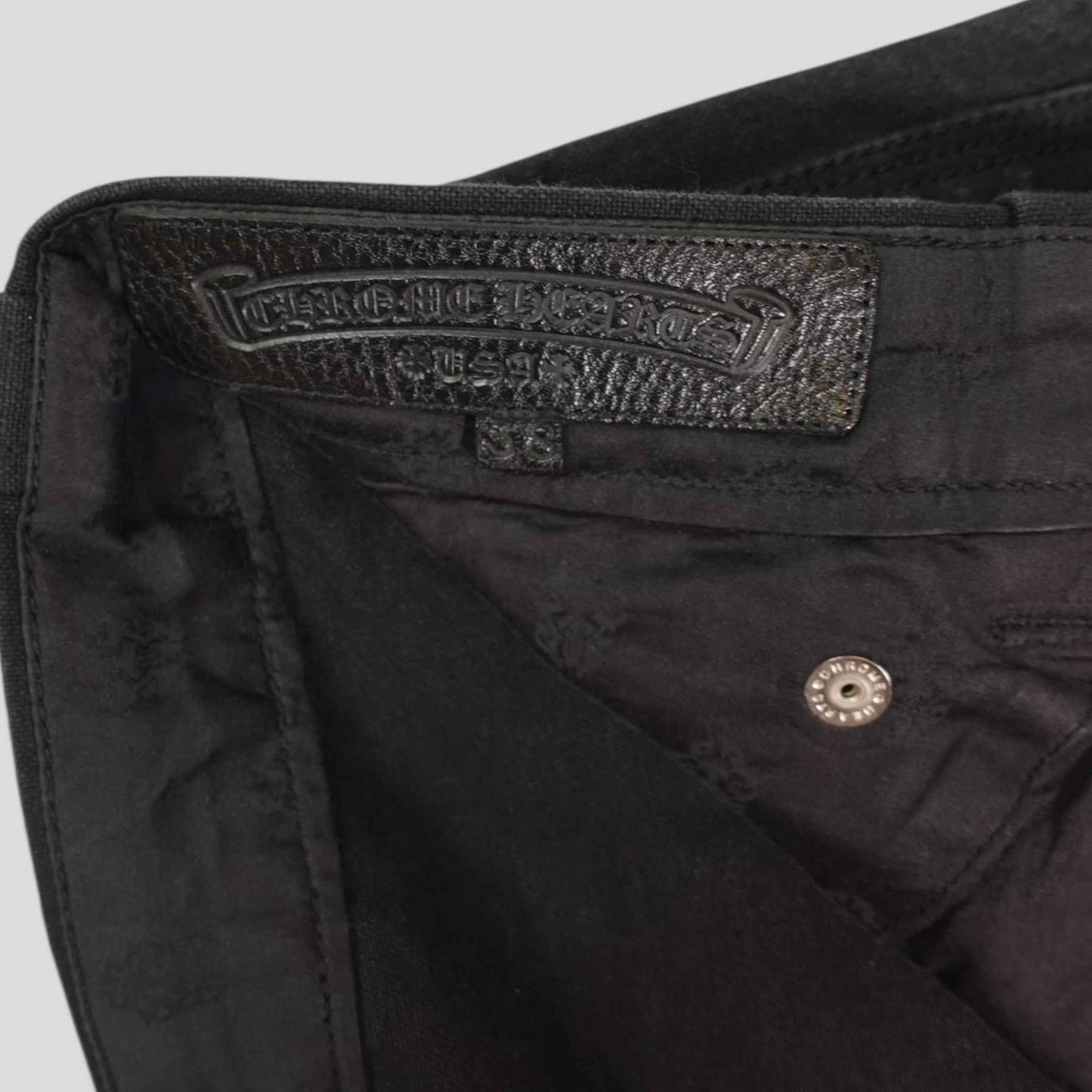 Chrome Hearts 13 Cross Patch Carpenter Shorts in Black