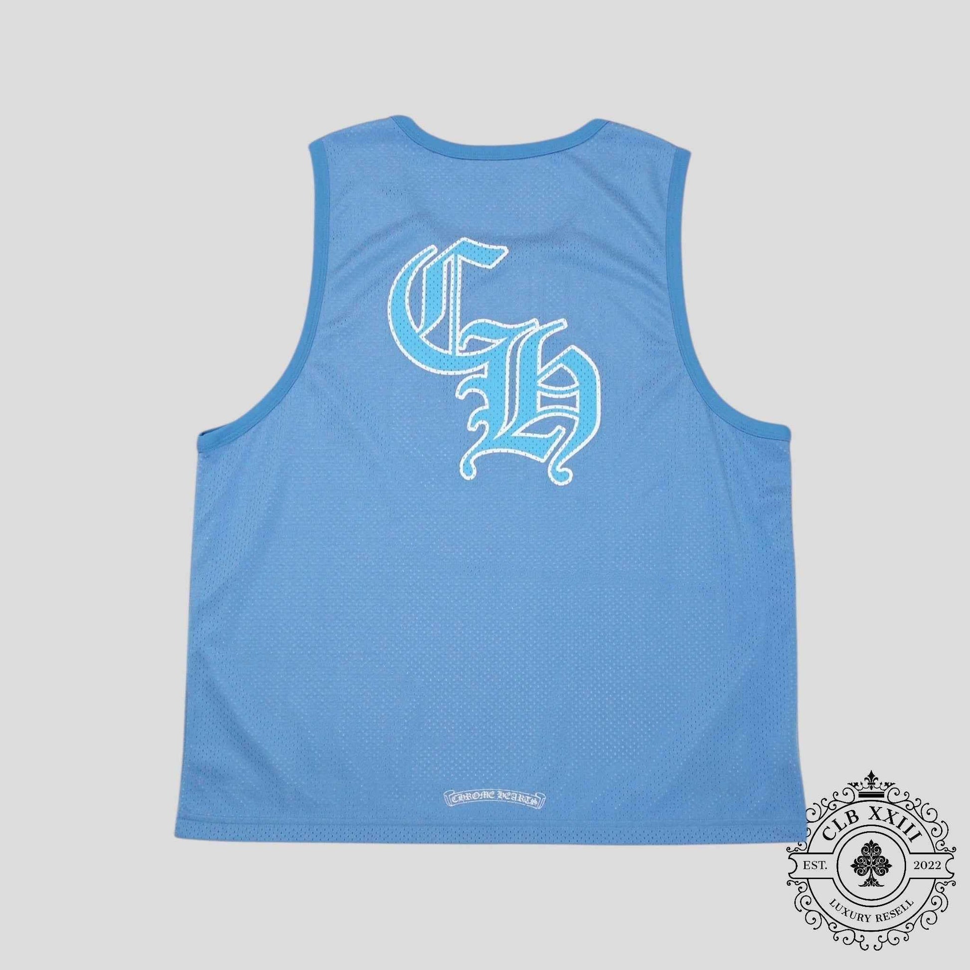 Chrome Hearts Chrome Hearts Reversible 33 Mesh Jersey in Blue