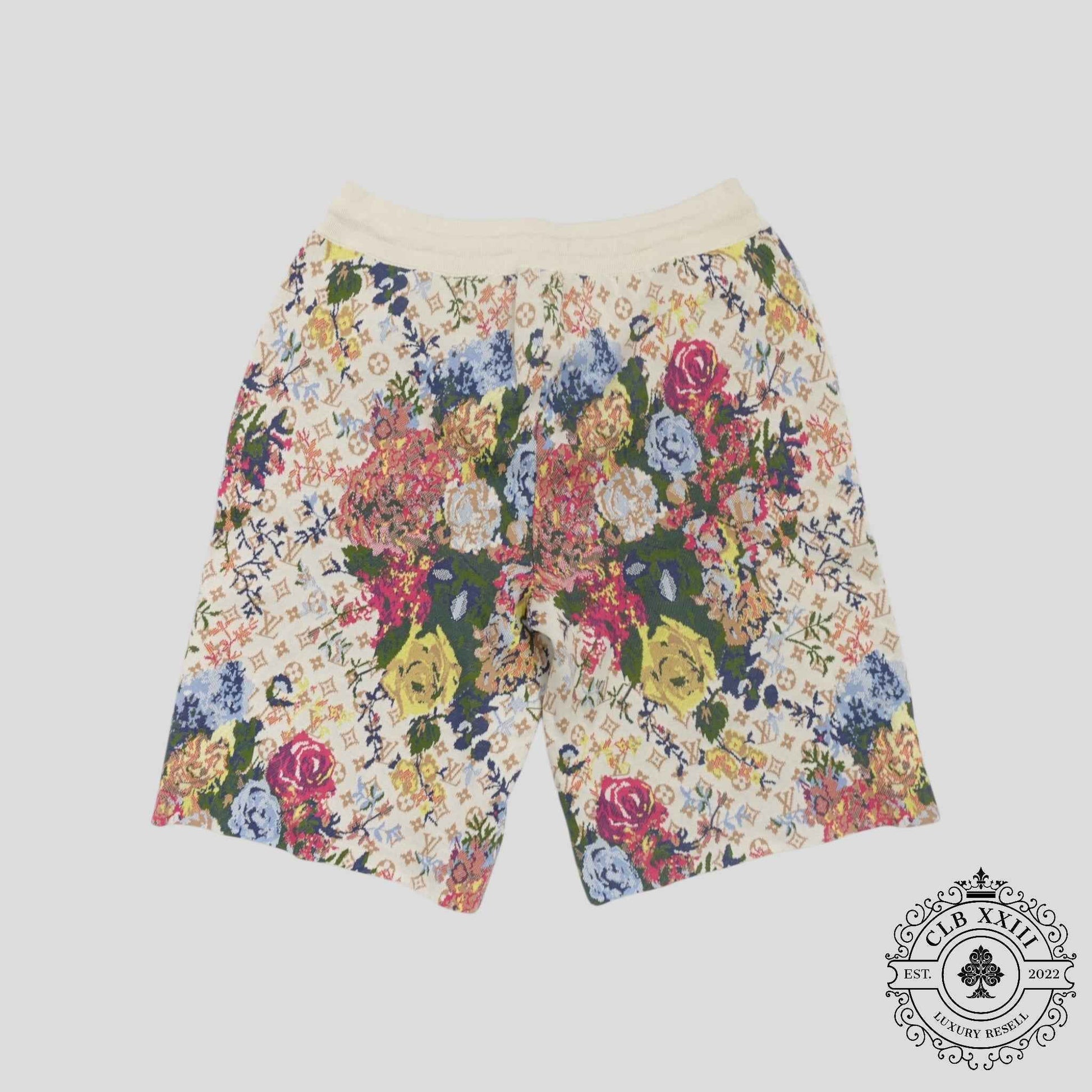 Louis Vuitton Flower Graphic Shorts in Multicolor