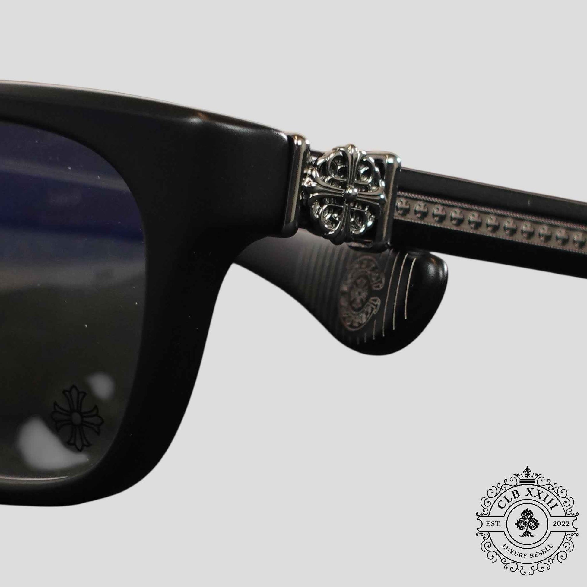 Chrome Hearts Grim Glasses in Matte Black