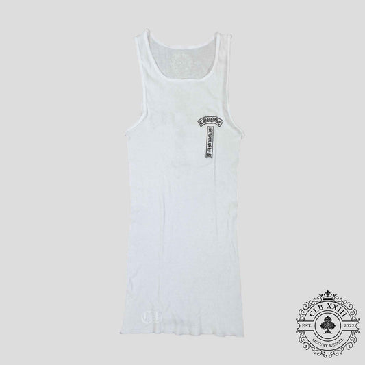Chrome Hearts Cross Tank Top in White