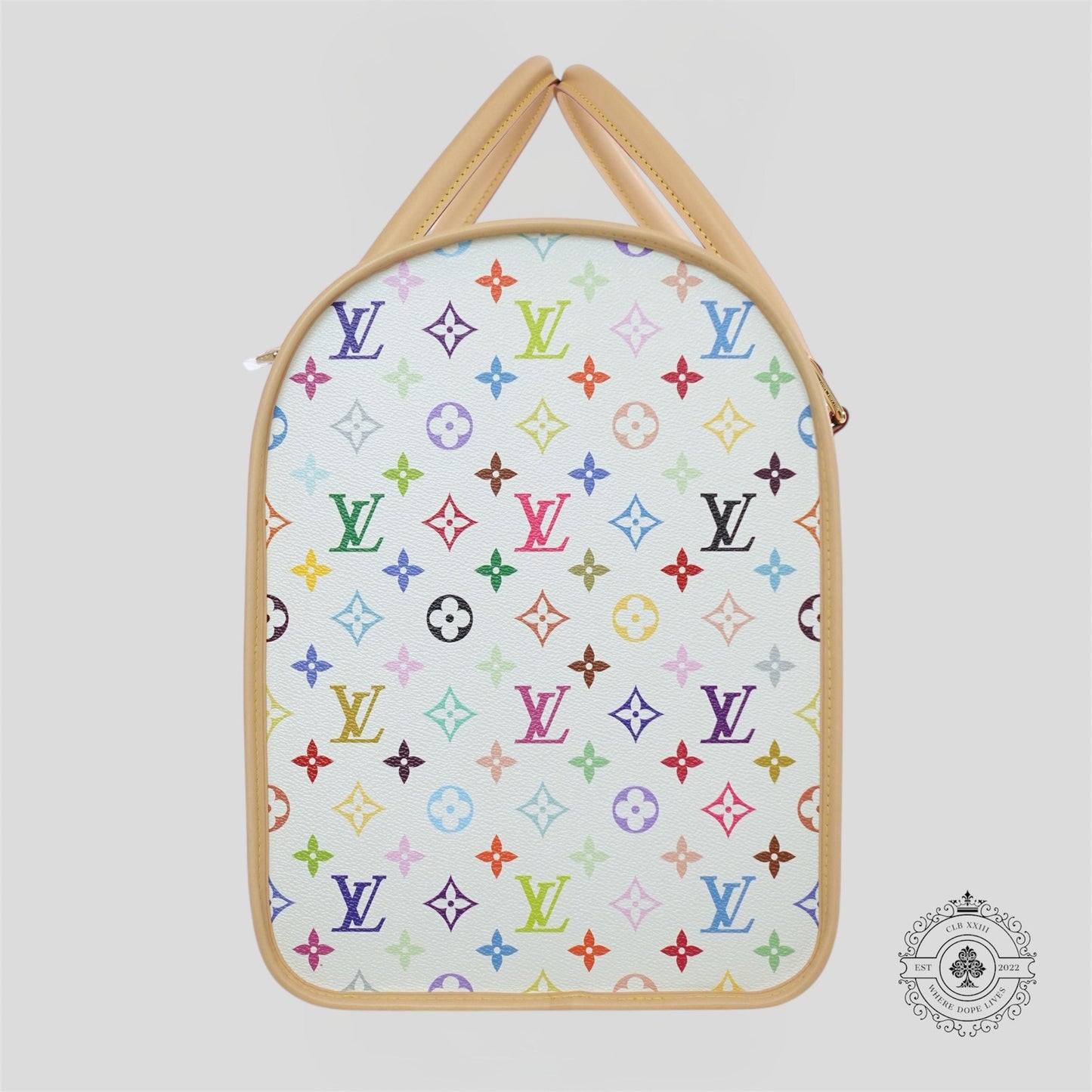 Louis Vuitton x Takashi Murakami Dog Bag in White