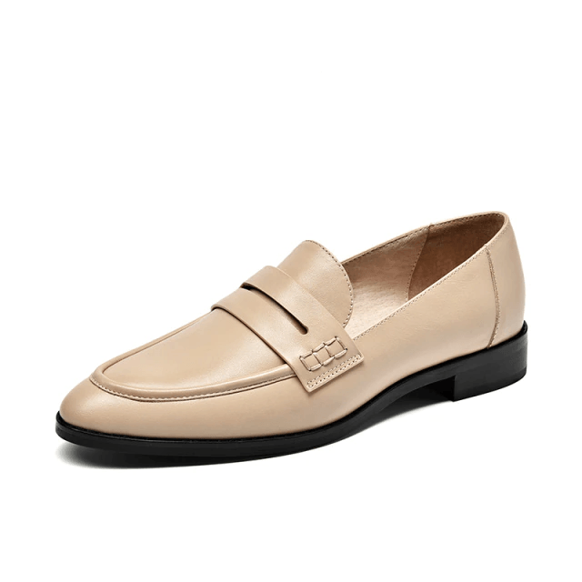 Cerezos Women's Leather Loafer Shoes
