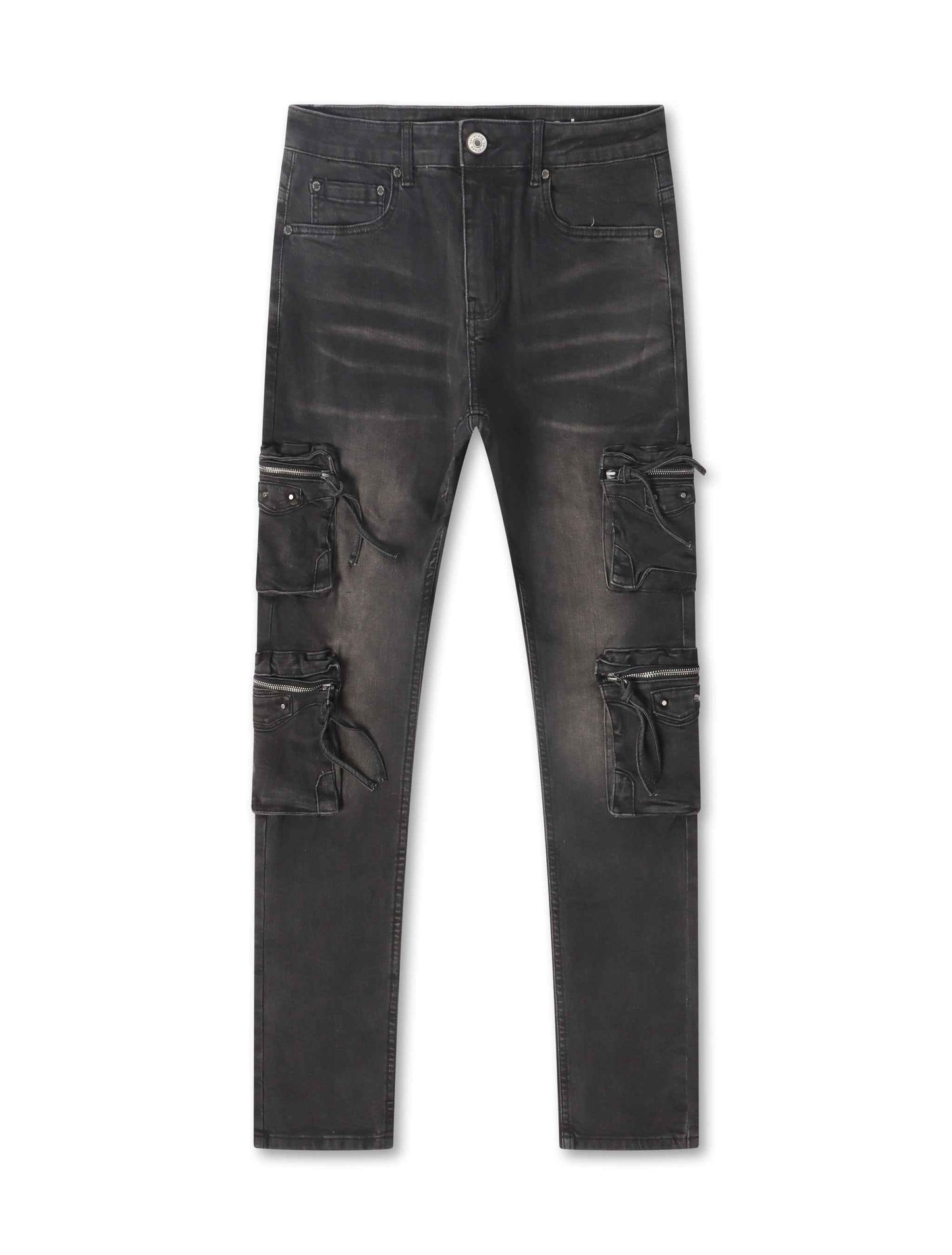 Serenede Poppy Cargo Skinny Jeans - Black