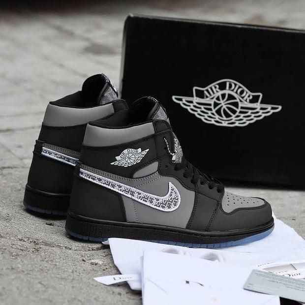 Custom AJ1 Dior x Air Jordan 1 SneakerNational