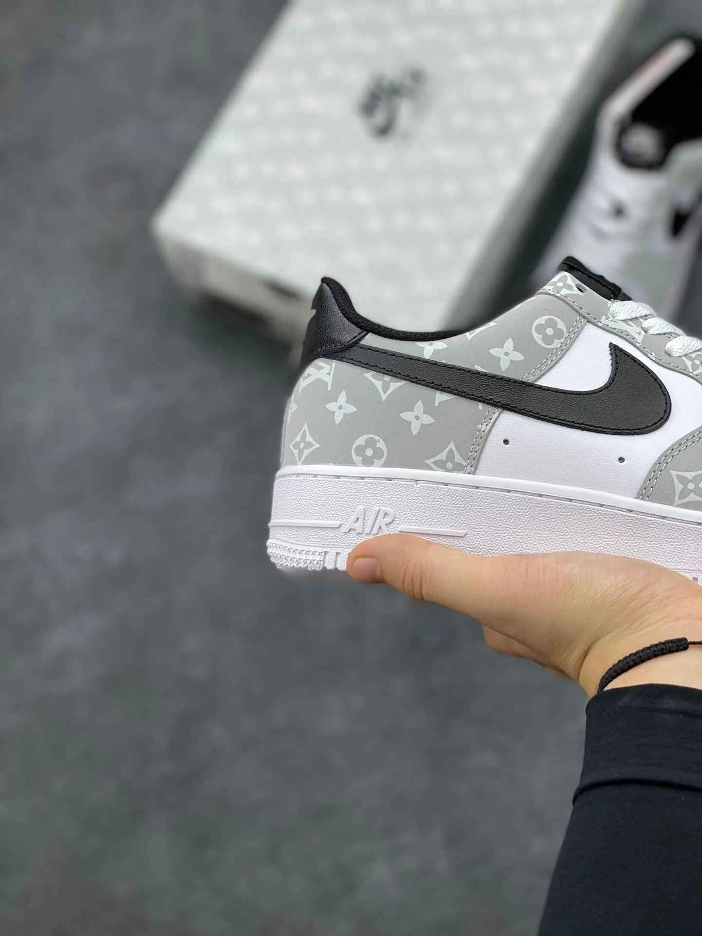 Custom Air Force 1 ’07 Monogram BQ8988-108 SneakerNational