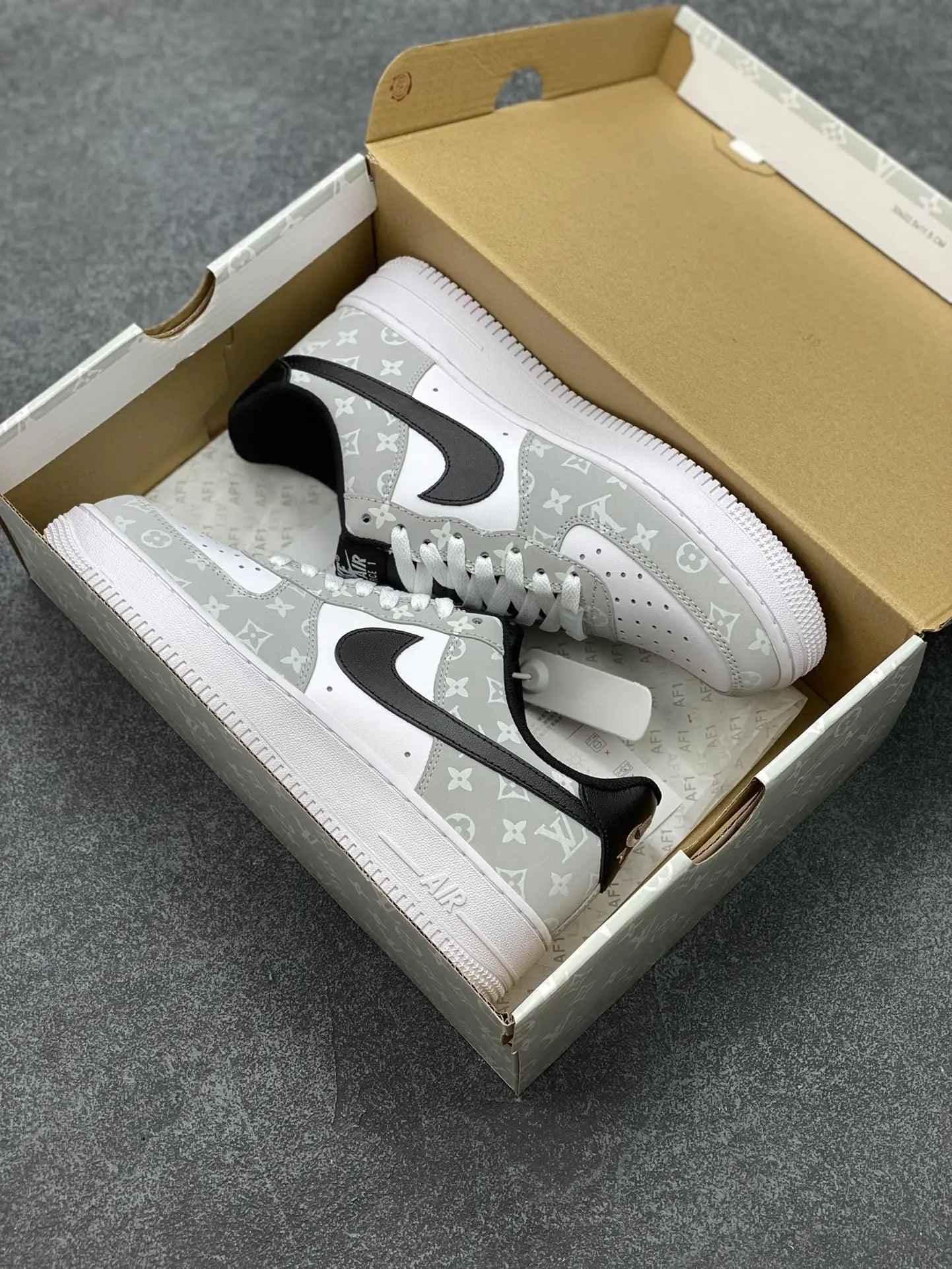 Custom Air Force 1 ’07 Monogram BQ8988-108 SneakerNational