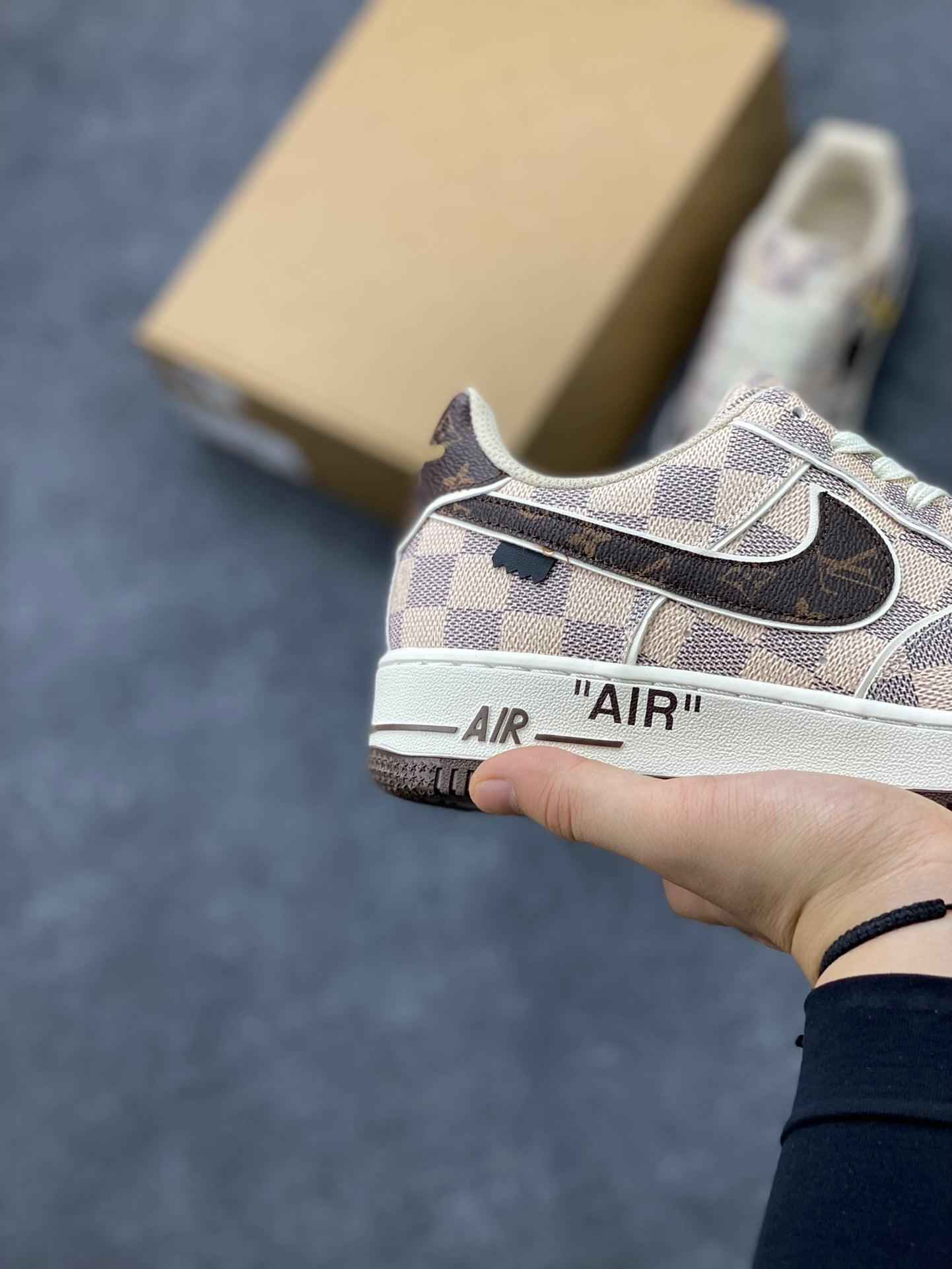 Custom Air Force 1 ’07 Monogram LD4631-202 SneakerNational