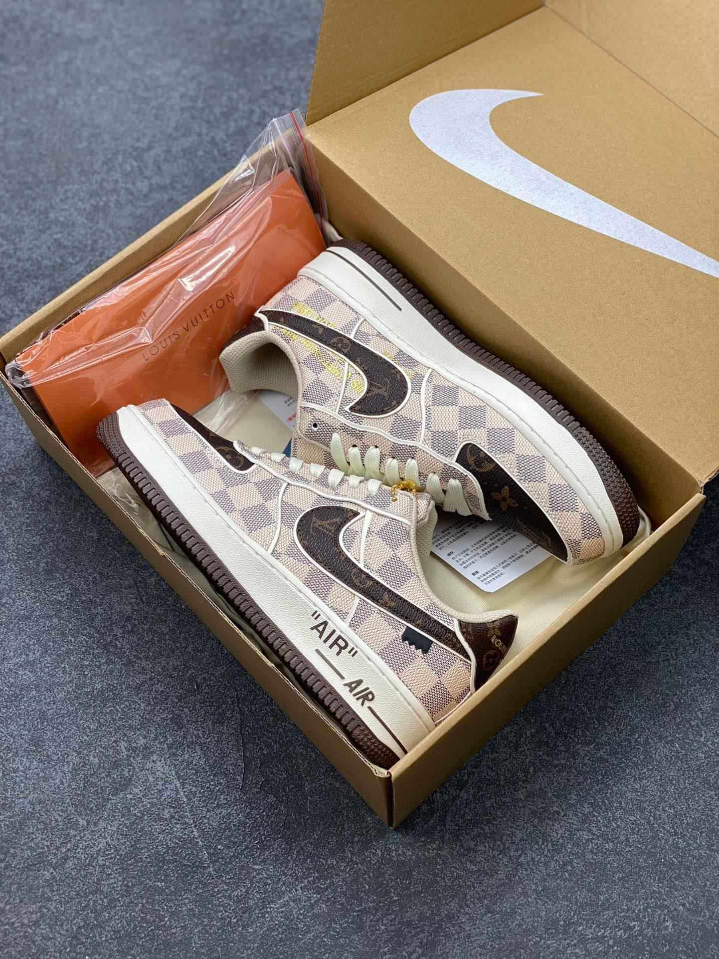 Custom Air Force 1 ’07 Monogram LD4631-202 SneakerNational