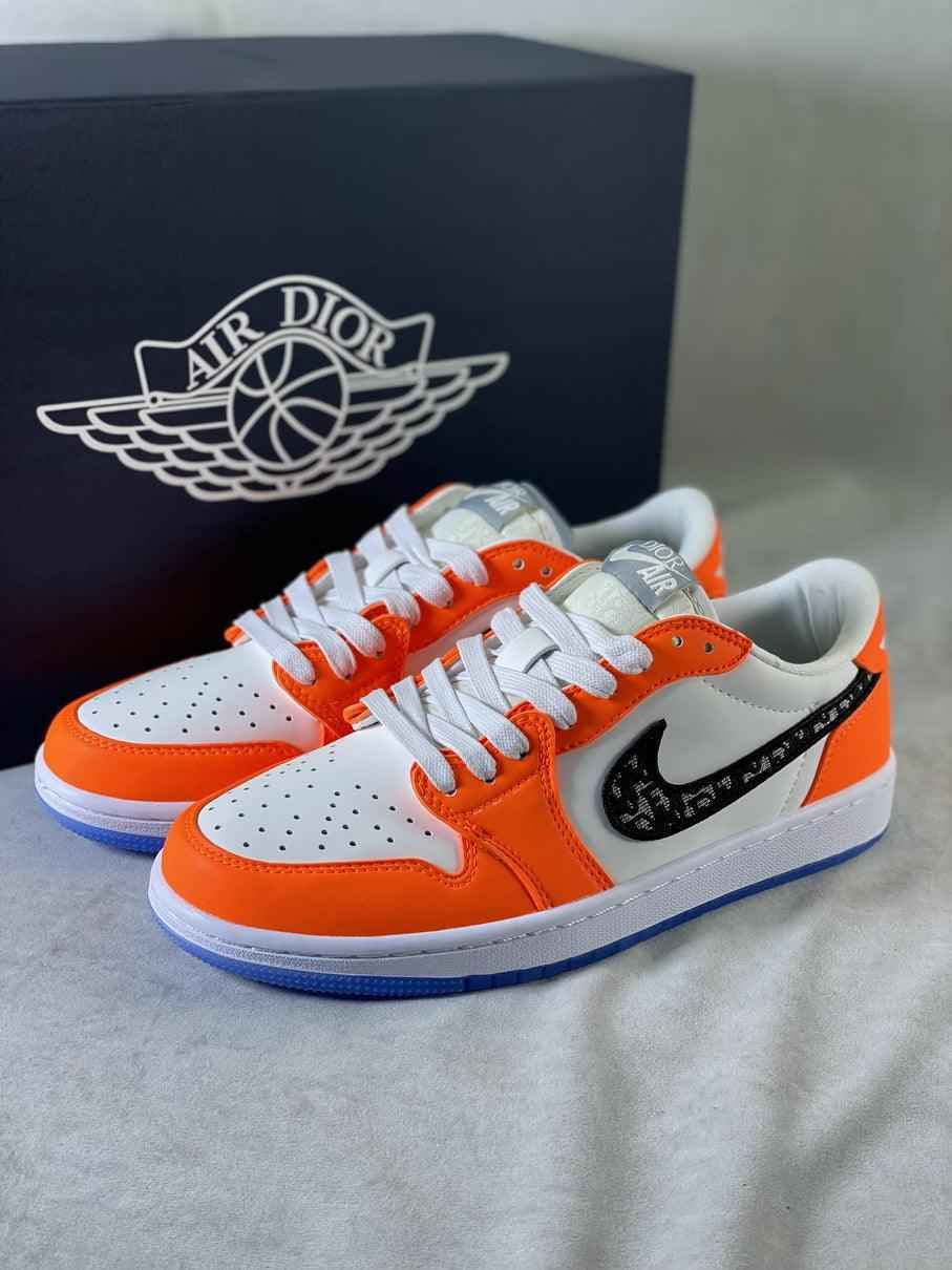 Custom Air Jordan 1 Low x Dior BA33 SneakerNational