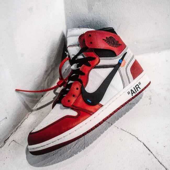 Custom Air Jordan 1 OFF-White Chicago Sneakers SneakerNational