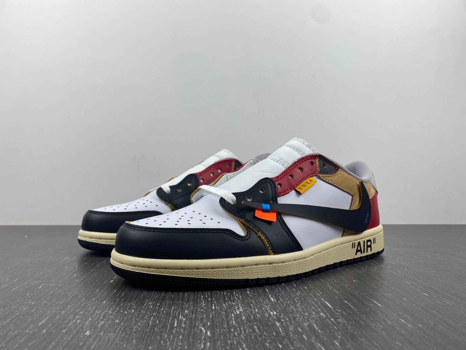 Custom Air Jordan 1 x OFF-W Sneakers - Unique Style and Comfort