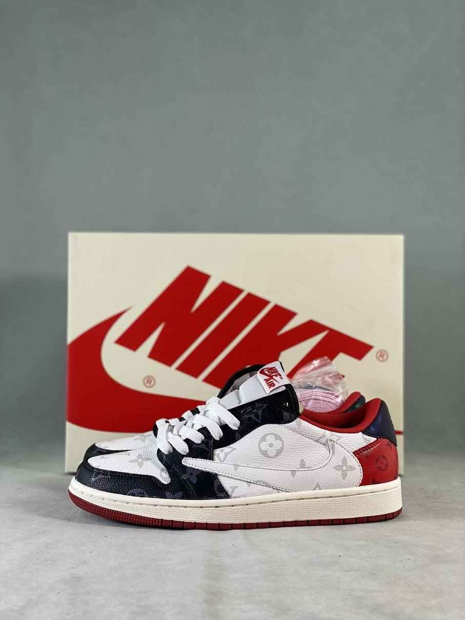 Custom Fragment x TS x Air Jordan 1 Low DM7866-318 SneakerNational