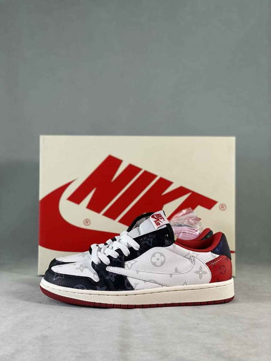 Custom Fragment x TS x Air Jordan 1 Low DM7866-318 SneakerNational