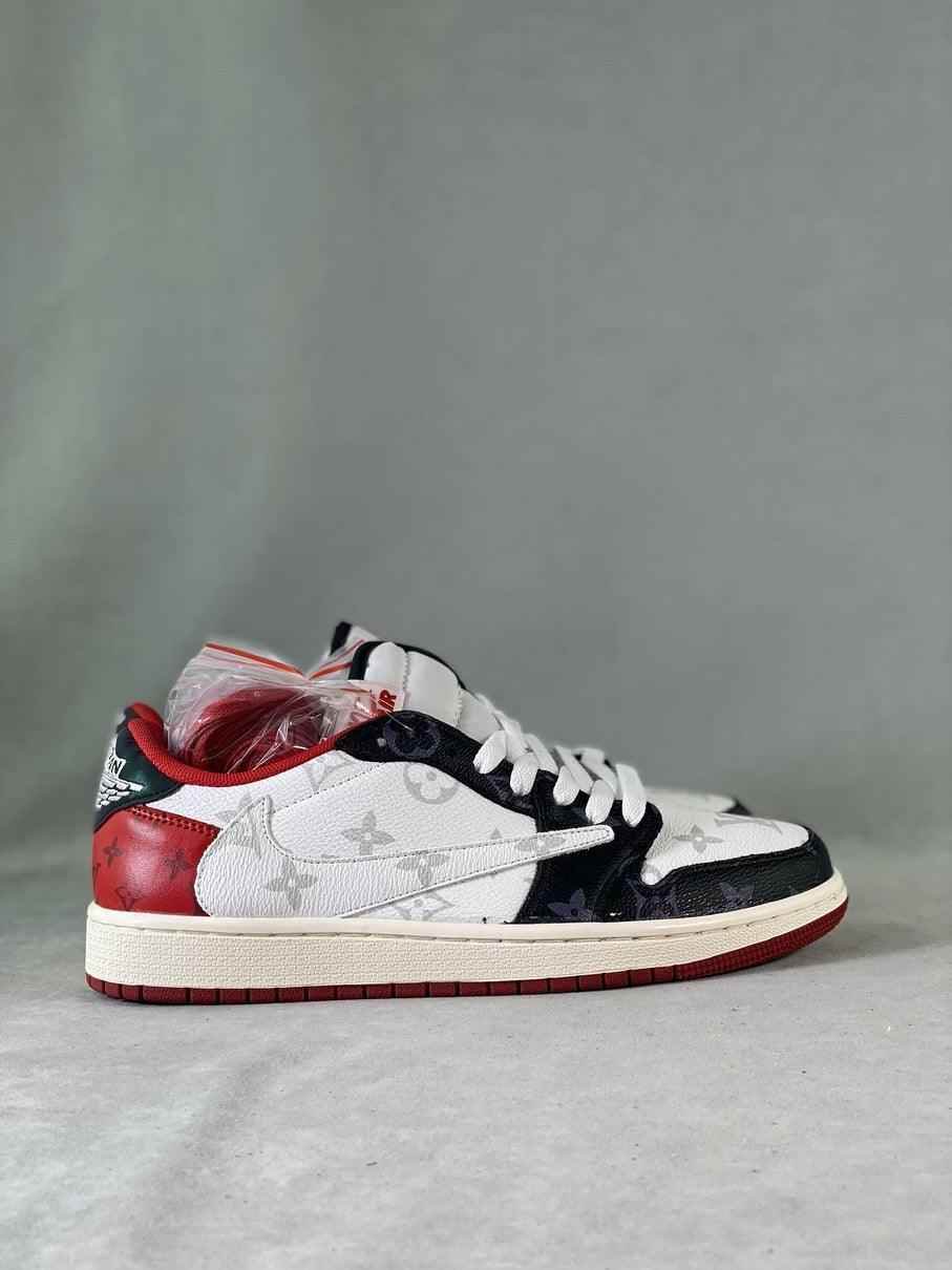 Custom Fragment x TS x Air Jordan 1 Low DM7866-318 SneakerNational