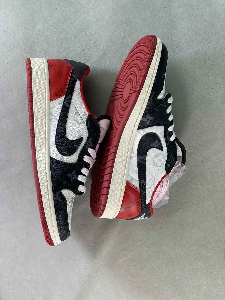 Custom Fragment x TS x Air Jordan 1 Low DM7866-318 SneakerNational