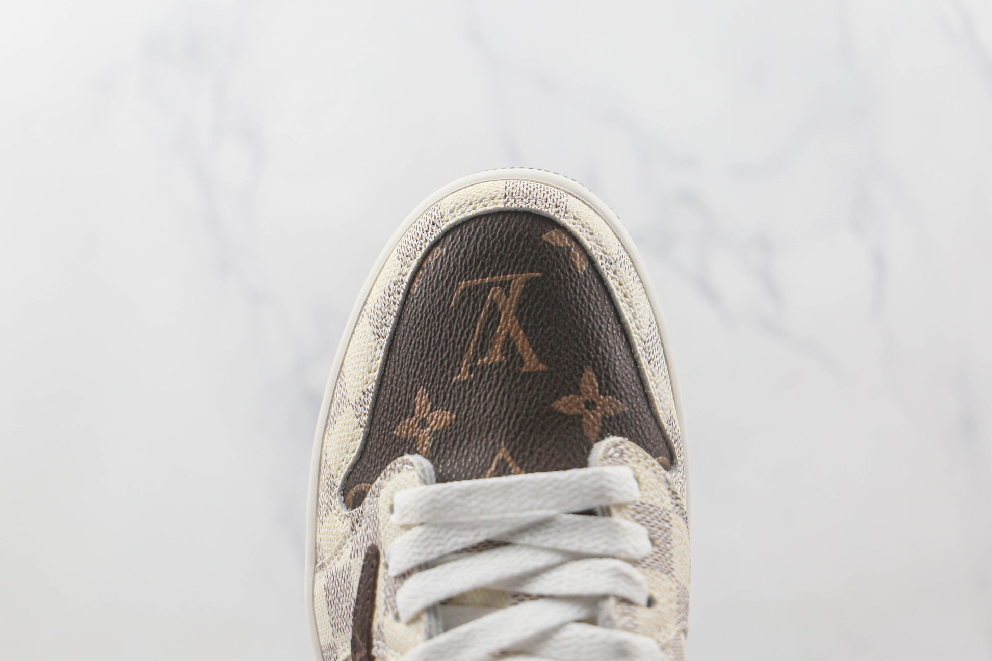 Custom Air Jordan 1 Low Monogram - Fragment x Travis Scott Collaboration SneakerNational