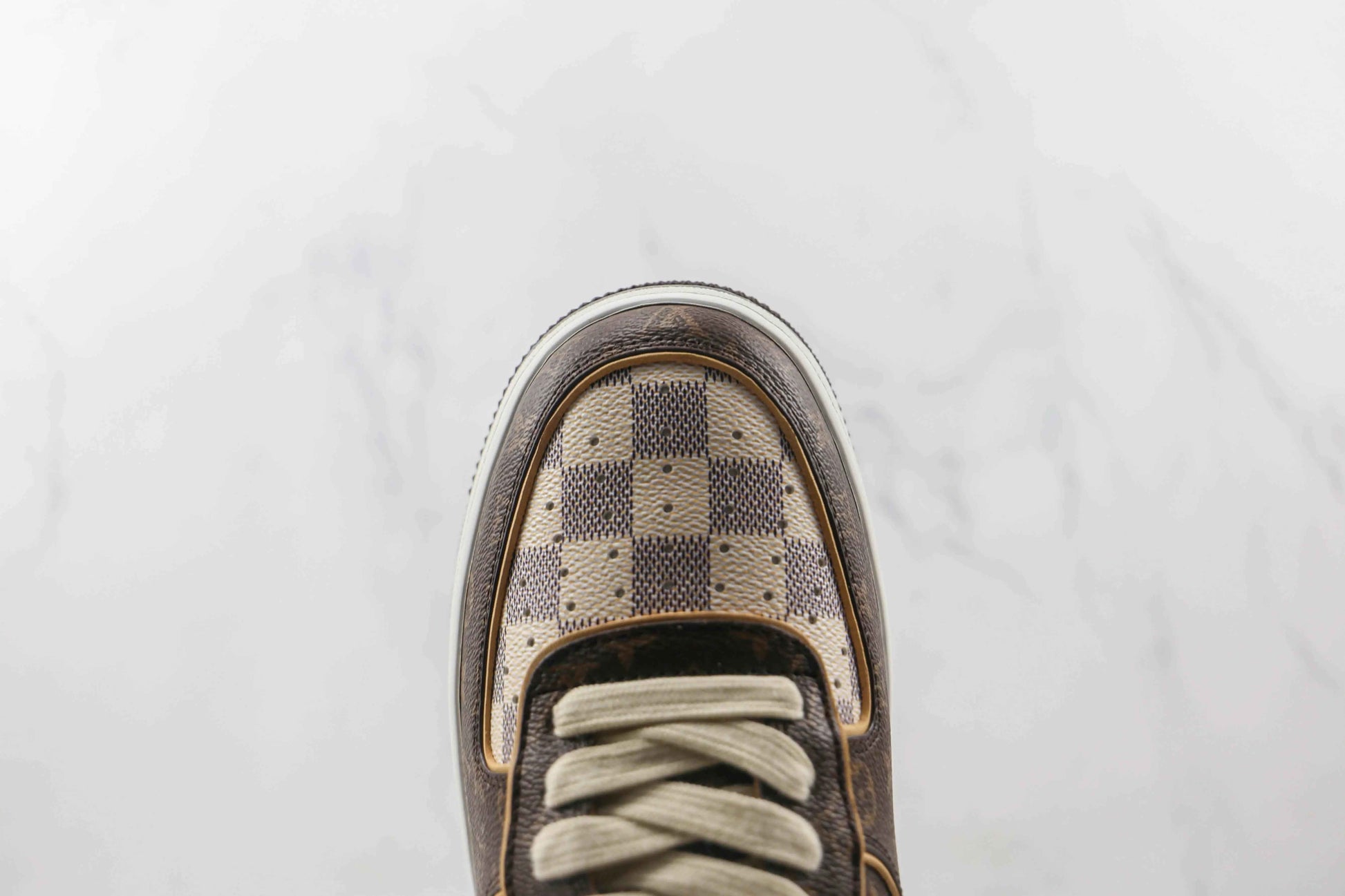 Custom LV x NK Air Force Monogram SneakerNational