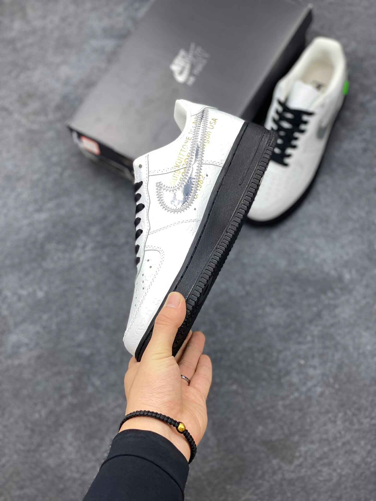 Custom LV x Off-wht x NK Air Force 1 1A9V9A SneakerNational