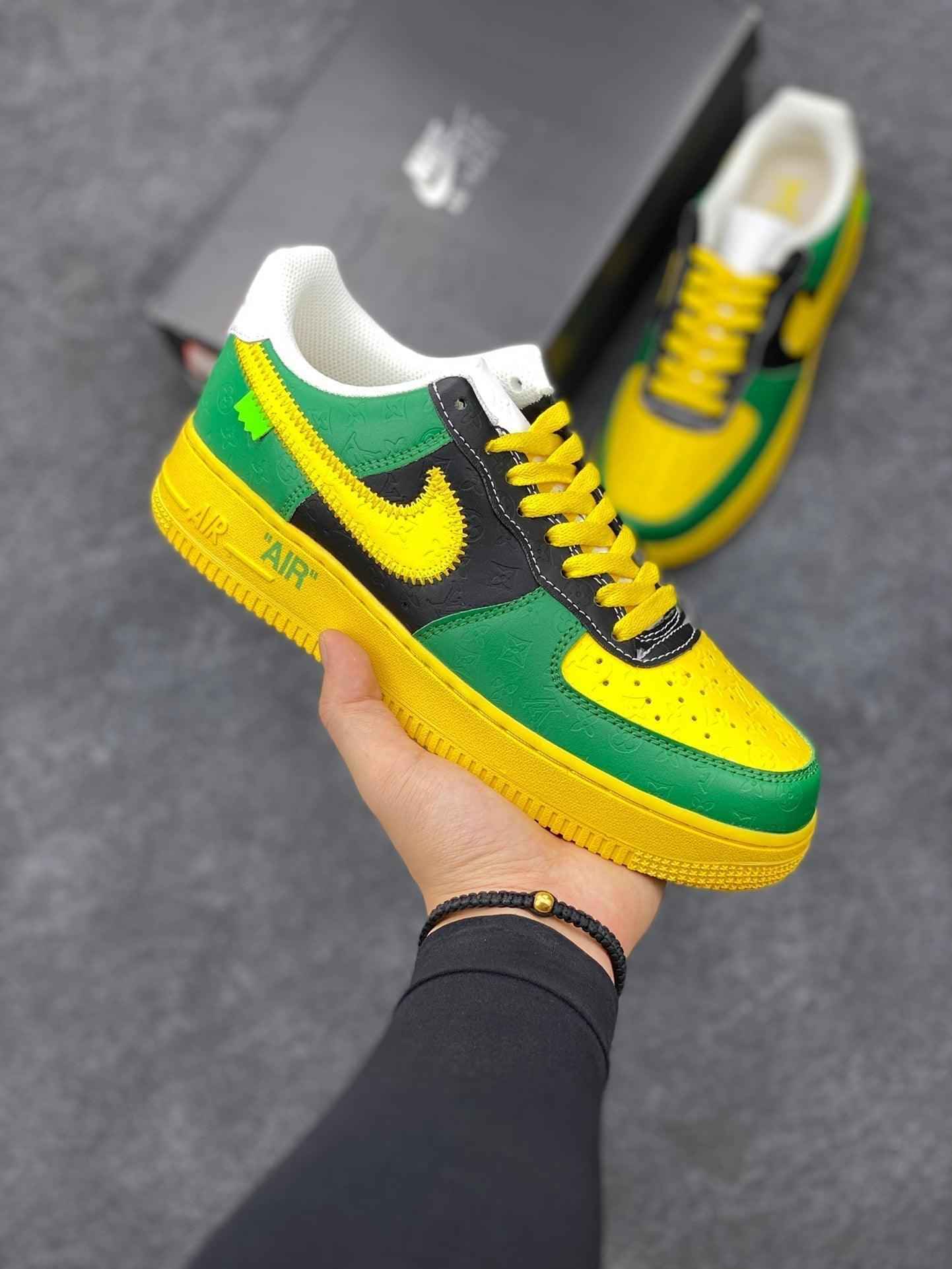 Custom LV x Off-wht x NK Air Force 1 1A9V9C SneakerNational
