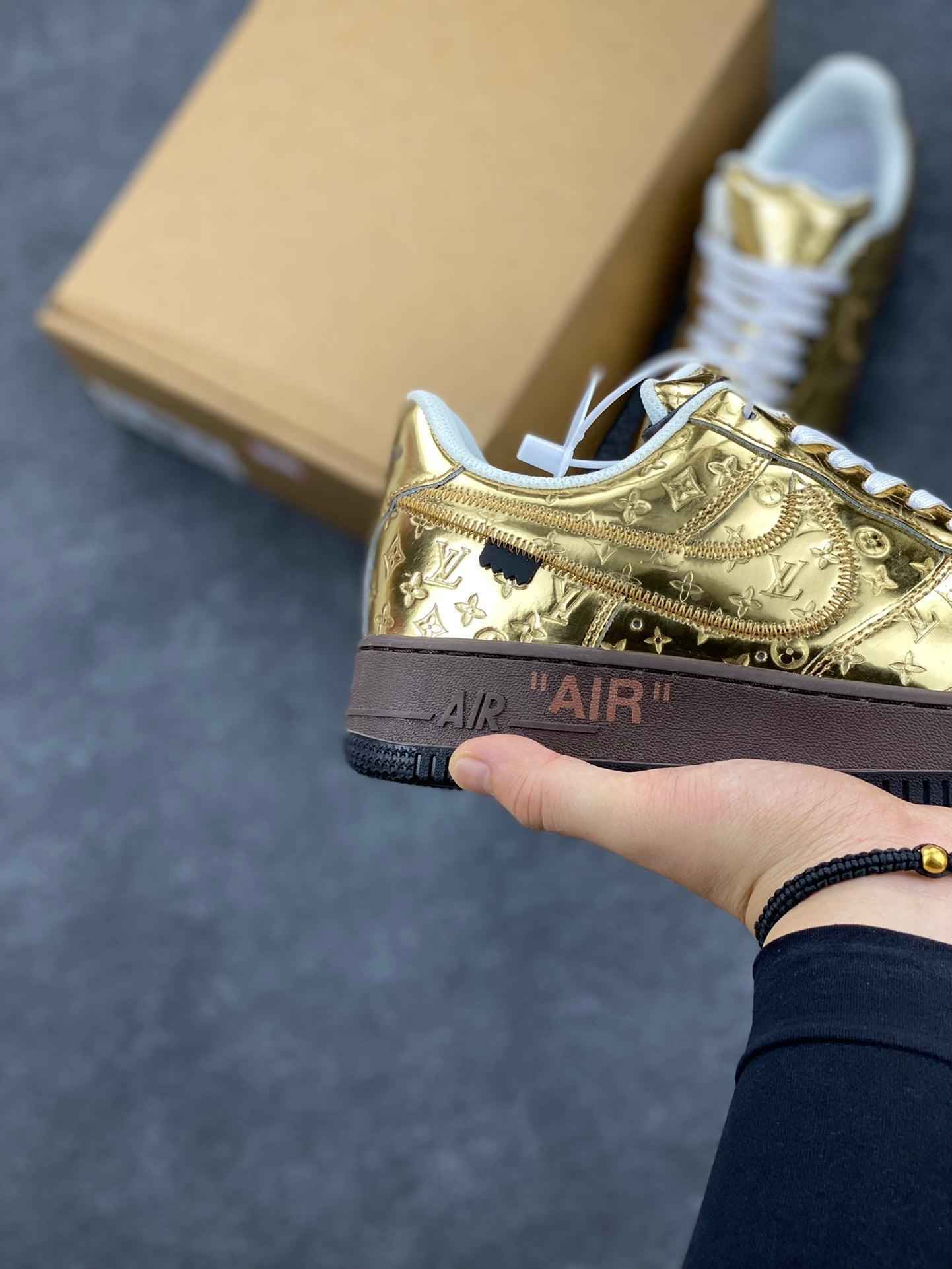 Custom LV x Off-White x Air Force 1 1A9VG0 SneakerNational
