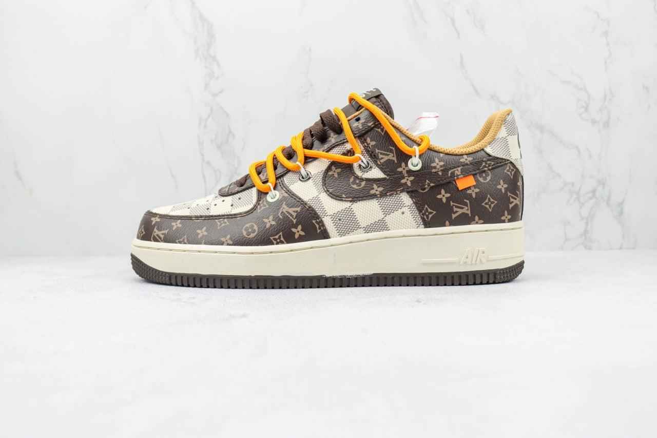 Custom Lv x Air Force 1 Low 07 CV1724-113 SneakerNational