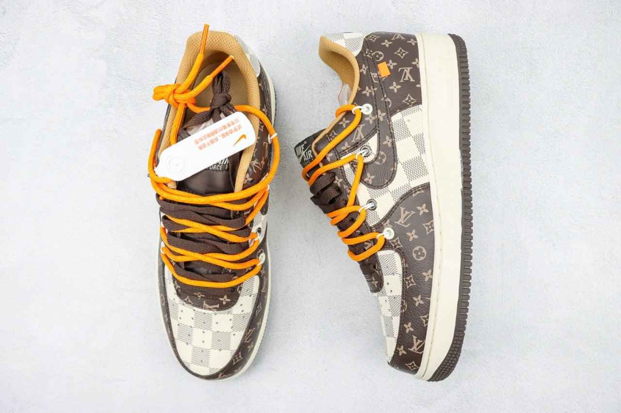 Custom Lv x Air Force 1 Low 07 CV1724-113 SneakerNational