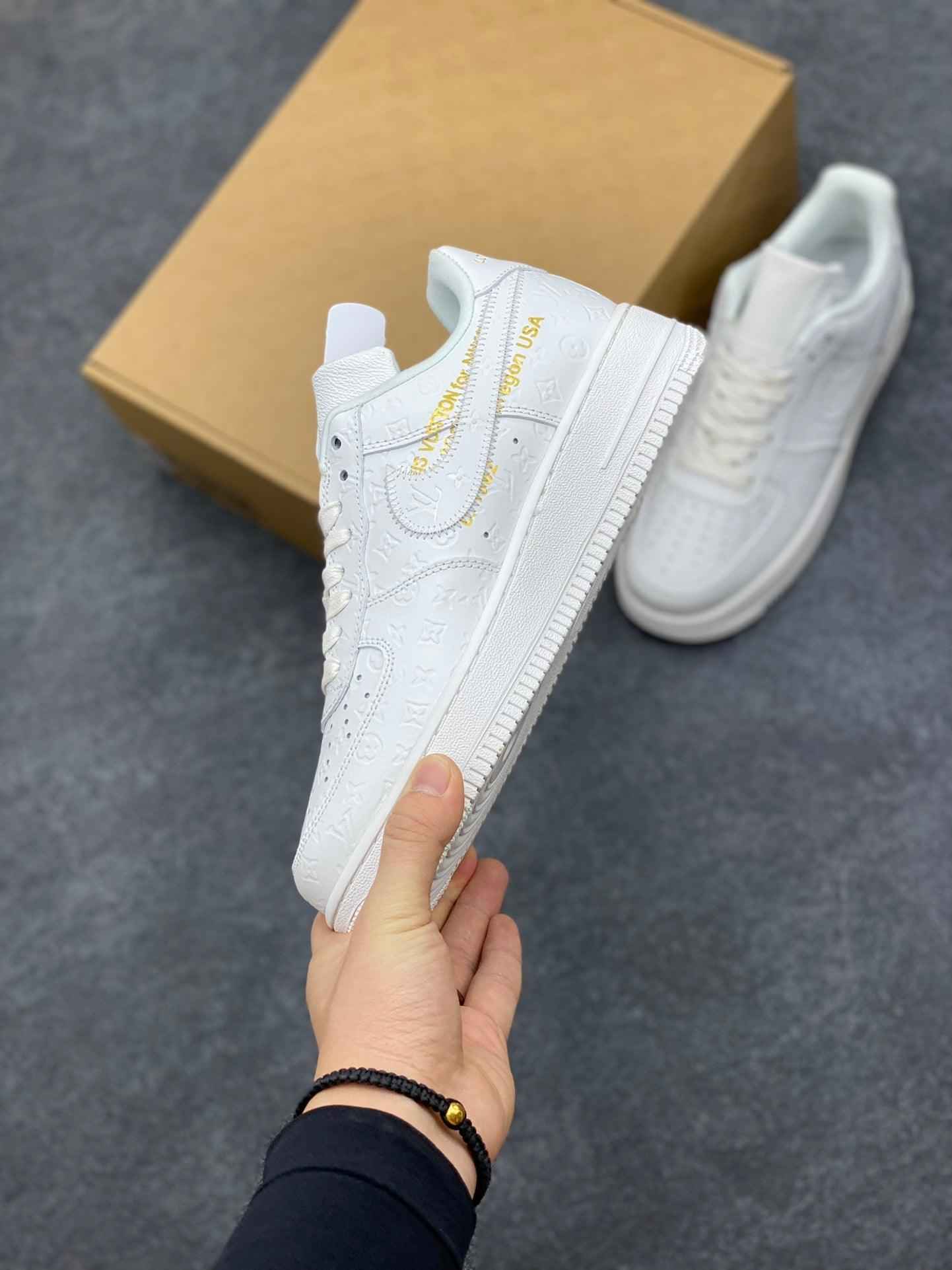 Custom Monogram x Air Force 1 Low 1A9V87 SneakerNational