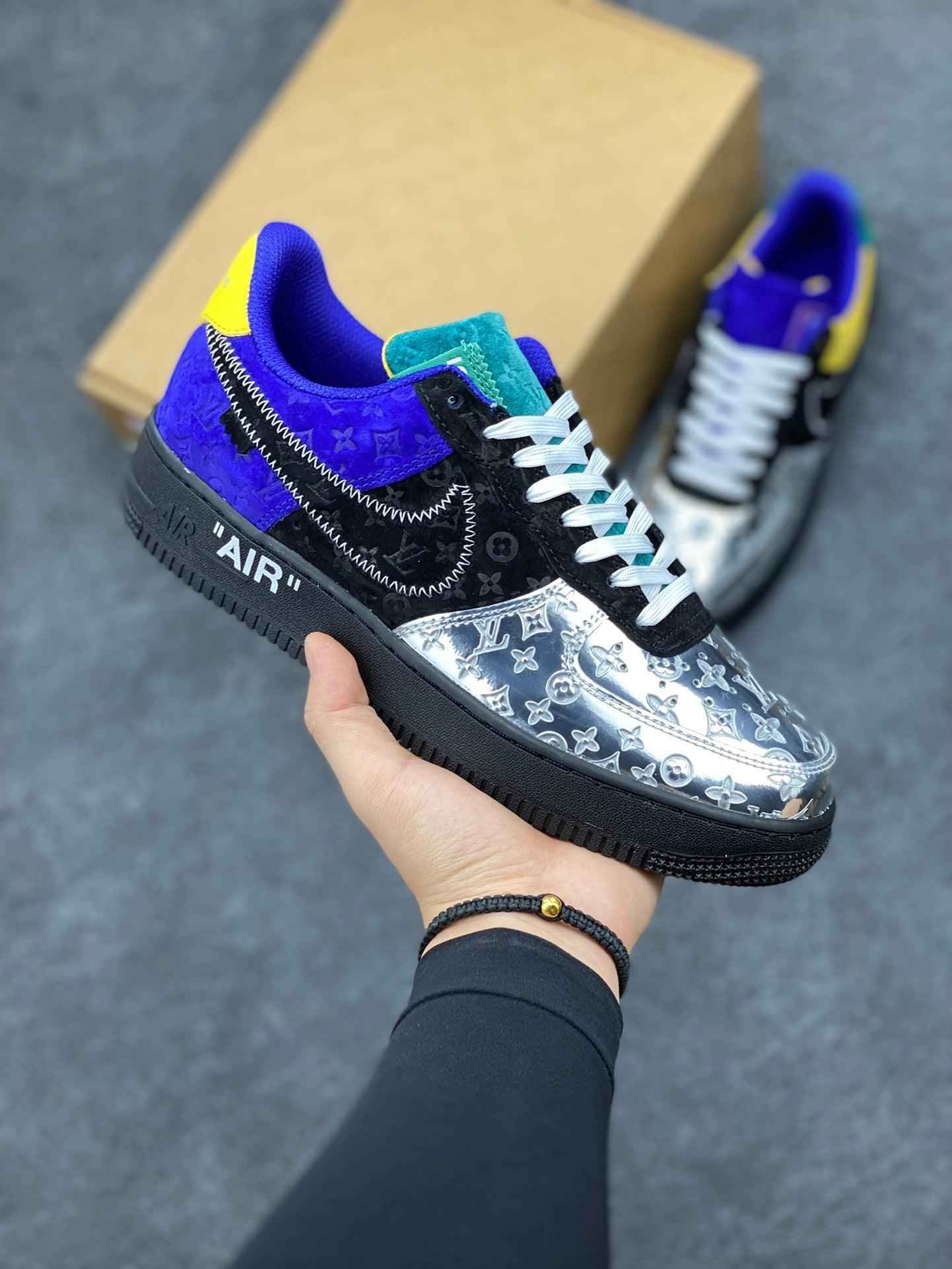 Custom Monogram x Air Force 1 Low SneakerNational