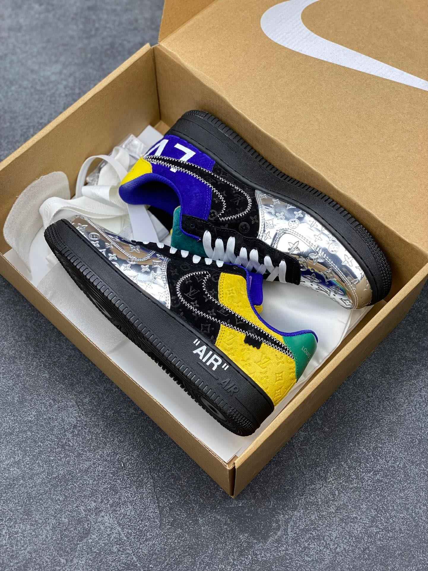 Custom Monogram x Air Force 1 Low SneakerNational