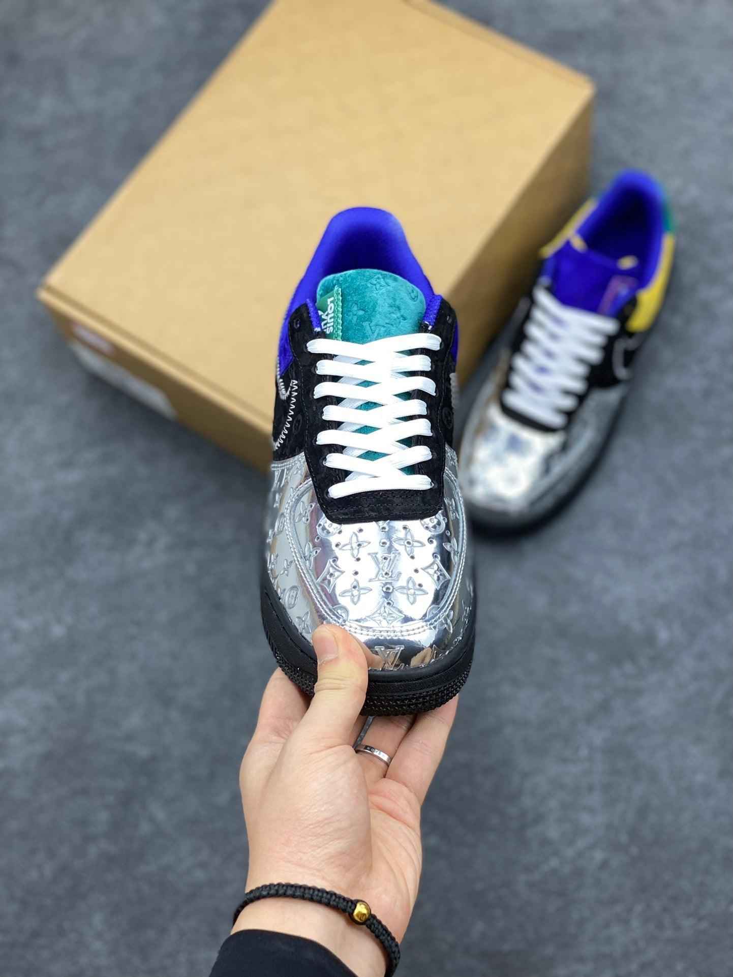 Custom Monogram x Air Force 1 Low SneakerNational