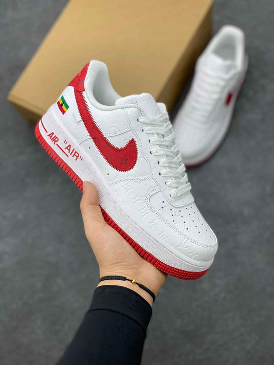 Custom Nk Air Force 1'07 x LV Low Air Sole LD0212 SneakerNational