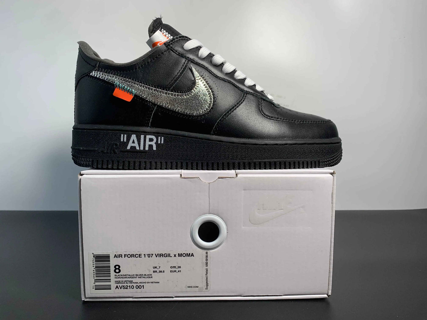 Custom OFF White X Air Force 1 ’07 Low MOMA SneakerNational