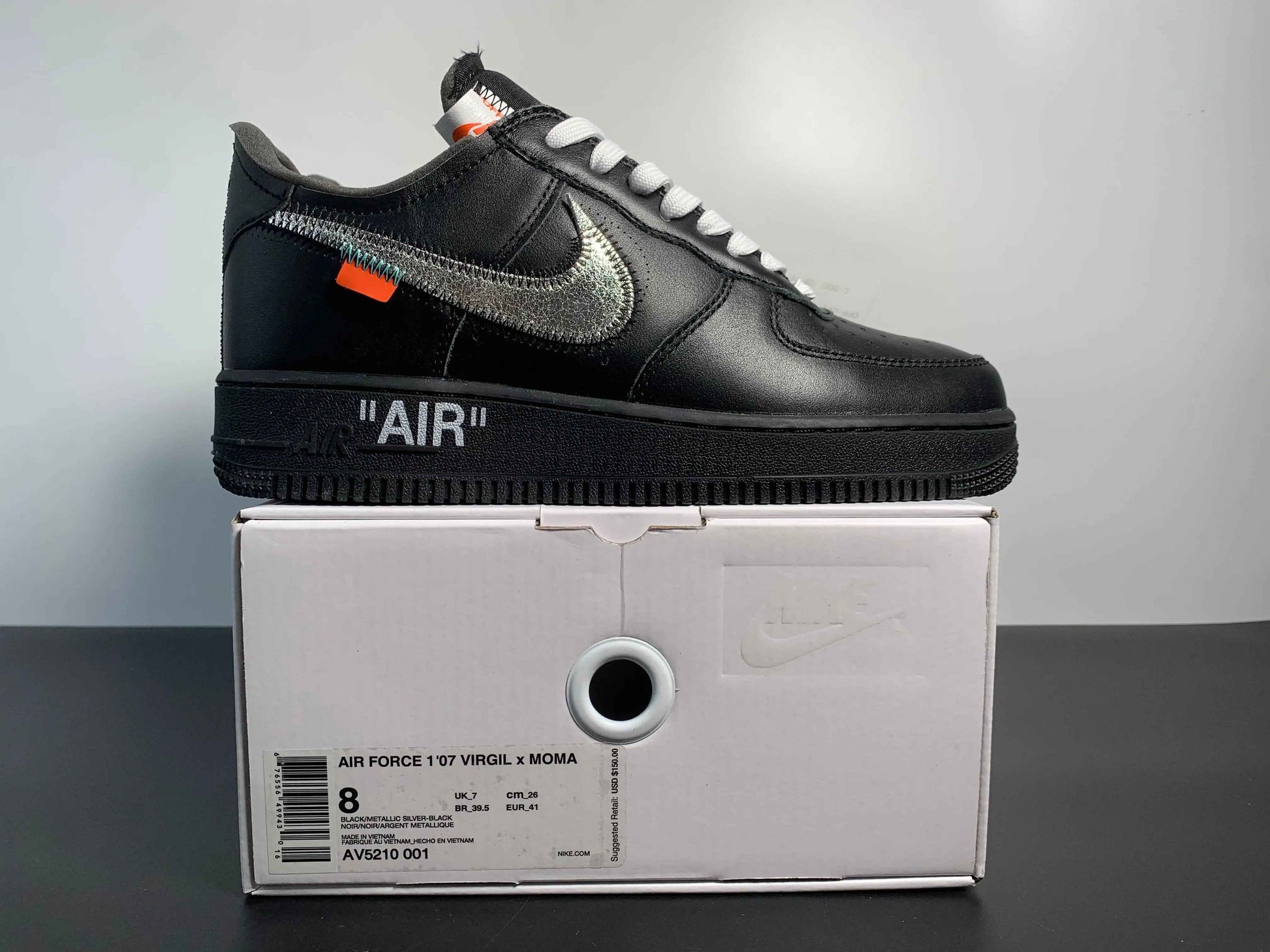 Custom OFF White X Air Force 1 ’07 Low MOMA SneakerNational