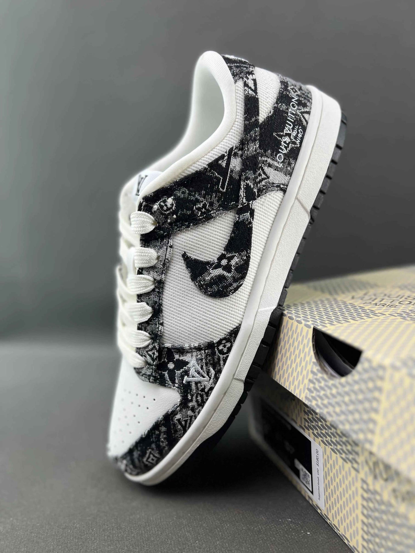 Custom SB Dunk Low x LV XB3802-351 SneakerNational