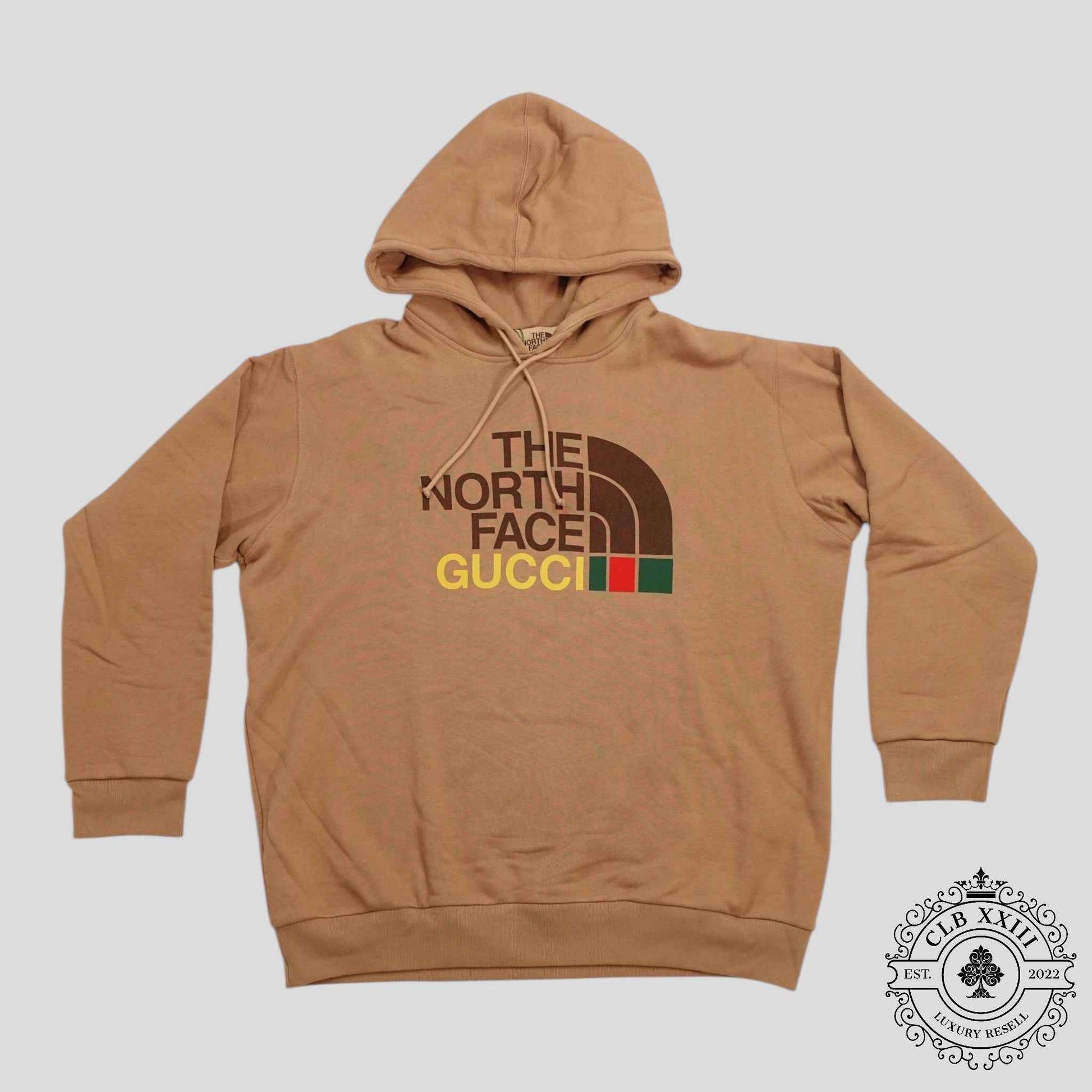 Gucci X The North Face Pullover Hoodie in Brown