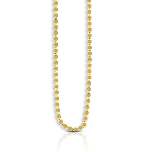 14k Yellow Gold Oval Mirror Chain (2.20 mm)