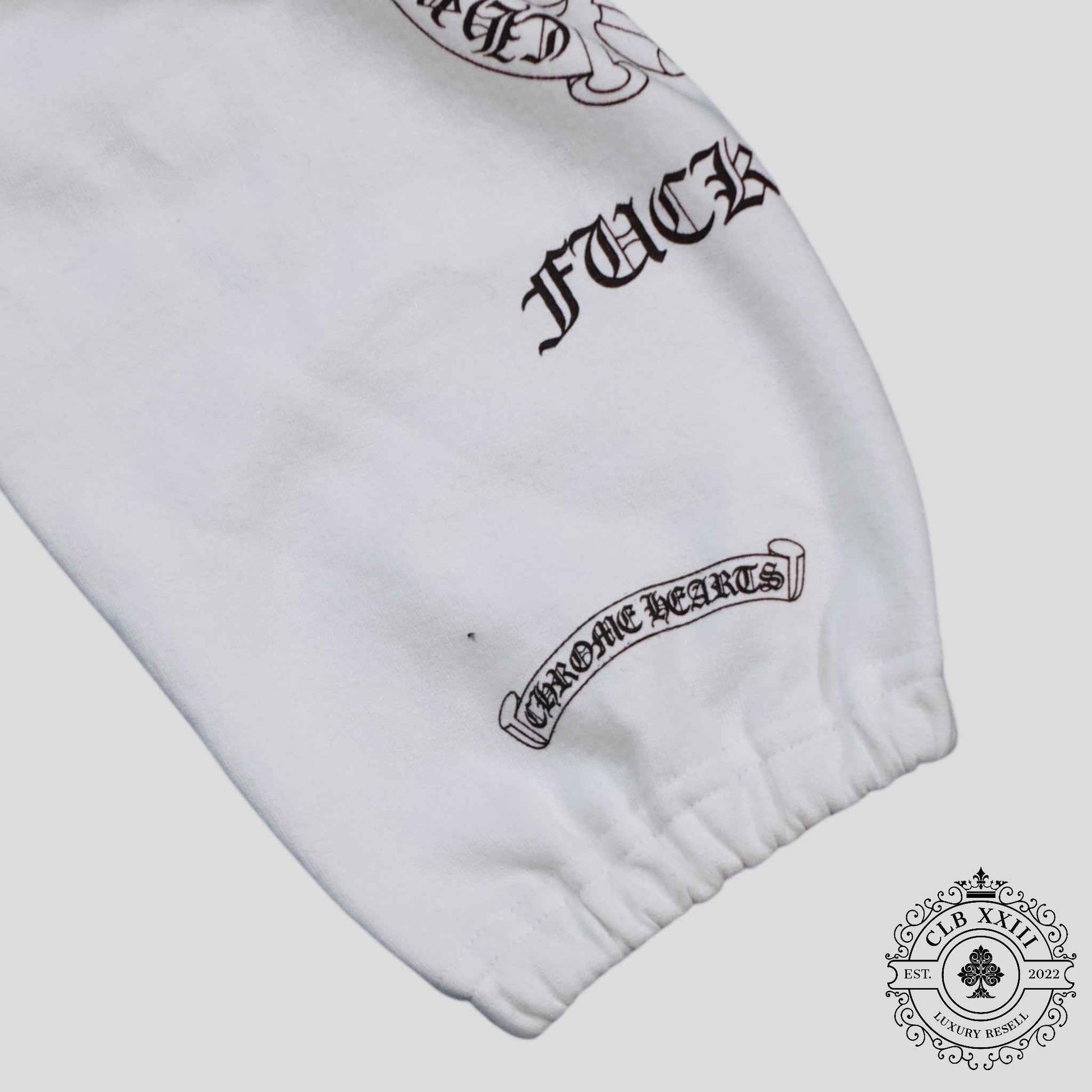 Chrome Hearts Deadly Doll Sweatpants in White
