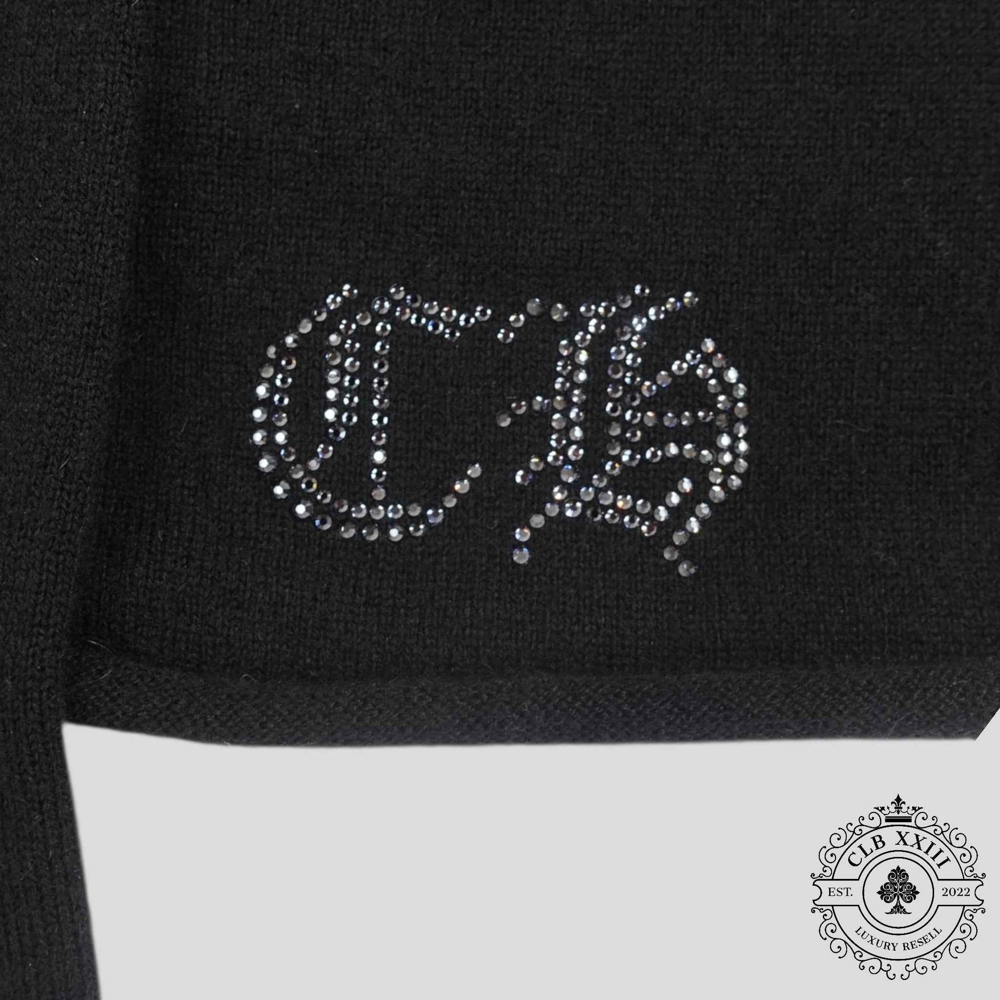 Chrome Hearts Women's Cashmere Crystal Embellished Sweater